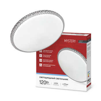 Светильник диодный Inhome Deco MYSTERY 120Вт ø500х73мм 6500К IP40 12300Лм (4)