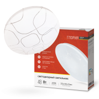 Светильник диодный InHome Deco Глория  48Вт d350х55мм 4000К IP40 3120Лм (10)