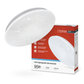 Светильник диодный InHome Deco Глория 95Вт d483х67мм 6500К IP40 10000Лм (4)