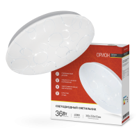 Светильник диодный InHome Deco Орион 36Вт D350x55мм 4000К IP40 2340Лм (10)