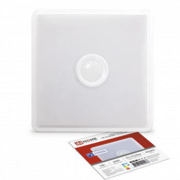 Светильник диодный Inhome СПБ-2Д-КВАДРАТ 10Вт 170x46мм 4000K IP20 датчик 800Лм (10)