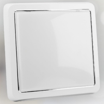 Светильник диодный Leek BK SL QS 10Вт 185х185х40мм 6500К IP20 800Лм серебр кант (20)