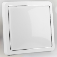 Светильник диодный Leek BK SL QS 15Вт 230х230х43мм 6500К IP20 1200Лм серебр кант (20)