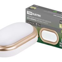 Светильник диодный TDM ДПО Антарес 15Вт 221x131x68мм 4000К IP54 1150Лм золото (20)