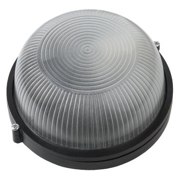 Светильник НБП/НПП General E27 60Вт IP65 190х176х82мм круг черный без реш. (10)