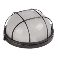 Светильник НБП/НПП General E27 60Вт IP65 190х176х82мм круг черный реш. (10)