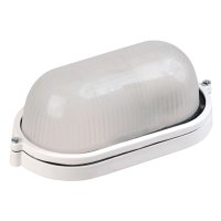 Светильник НБП/НПП General E27 60Вт IP65 215х105х80мм овал белый без реш. (10)