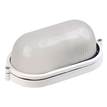 Светильник НБП/НПП General E27 60Вт IP65 215х105х80мм овал белый без реш. (10)