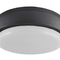 Светильник диодный герметичный ДПП2901  8Вт D160х48мм 4000К IP65 700Лм датчик TDM чёрный (20)