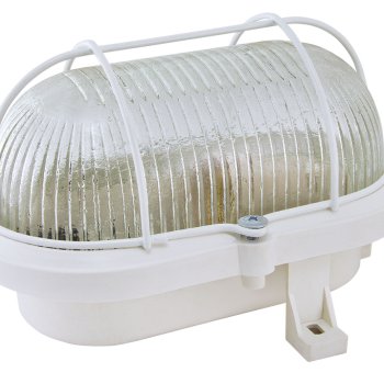 Светильник Е27 герметичный НБП01-60-019 60Вт 183x123x113мм IP54 овал решетка TDM белый (8)