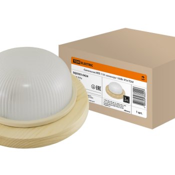 Светильник Е27 герметичный НПБ1101 100Вт D283x108мм IP54 TDM сосна (4)