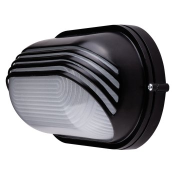 Светильник Е27 герм НПБ1207 100Вт 304x110мм овал ресничка IP54 TDM черный (8)