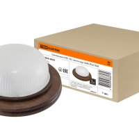 Светильник Е27 герметичный НПБ1301 60Вт D220x90мм IP54 TDM венге (8)