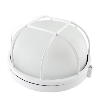 Светильник Е27 герметичный НПБ1302 60Вт D178x85мм IP54 решётка TDM белый (12)