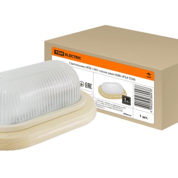 Светильник Е27 герметичный НПБ1401 60Вт 232x145x83мм овал IP54 TDM сосна (8)