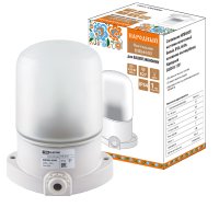 Светильник Е27 герметичный НПБ400П 60Вт 135x110мм IP54 настенный TDM Народный белый (16)