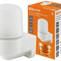 Светильник Е27 герметичный НПБ400-2 60Вт 150x110мм IP54 угловой TDM керамика белый (16)