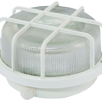 Светильник Е27 герметичный НПП03-100-005 100Вт D212x104мм IP54 решётка TDM белый (5)