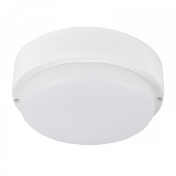 Светильник диодный герметичный  8Вт D140x57мм 4000К IP65 640Лм Wolta белый (40)