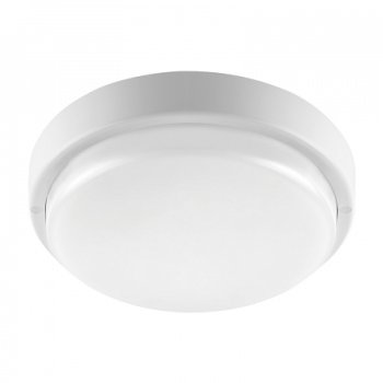 Светильник диодный герметичный с микроволн датчиком Wolta LCL04-12W-R21-4K-SM 12Вт круг 4000K IP65 1200лм 155x65мм