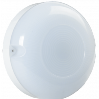 Светильник диодный герметичный 12Вт 4000К IP54 d150х50мм 840Лм датчик шума IEK ДПО1002 белый (32)