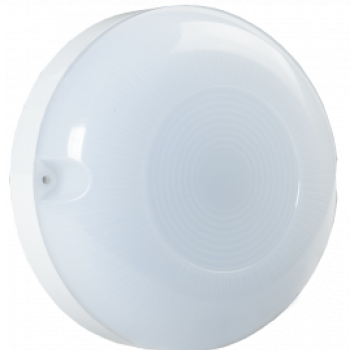 Светильник диодный герметичный 12Вт 4000К IP54 d150х50мм 840Лм датчик шума IEK ДПО1002 белый (32)