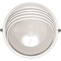 Светильник Е27 герметичный 1107 100Вт D241x125мм IP54 ресничка IEK белый (8)