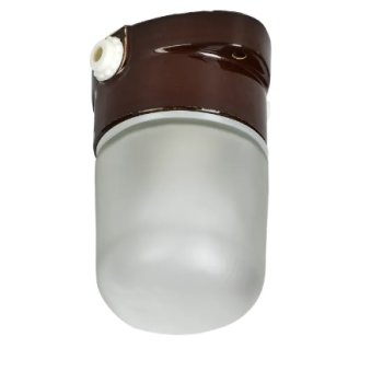 Светильник Е27 герм 450-2  60Вт IP54 керамика коричневый GENERICA (16)