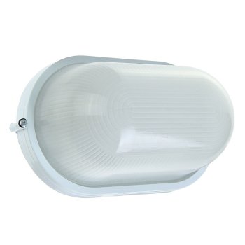 Светильник Е27 герметичный 1202S 100Вт 270x110x115мм овал IP54 Camelion белый (8)