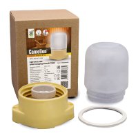 Светильник Е27 герметичный 60Вт D84x107мм Е27 IP54 бежевый 125°С Camelion 1503S (15)