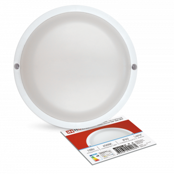 Светильник диодный герметичный 10Вт 6500К IP65 d115х38мм 900Лм Inhome СПП 1065 (40)