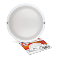 Светильник диодный герметичный СПП ОAД-1565-КРУГ 15Вт 6500К 1350Лм оптико-акустический датчик IP65 Inhome (40)