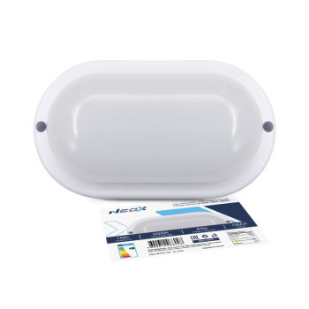 Светильник диодный герметичный 15Вт 6500К IP65 овал 158x84x38мм 1350Лм Neox СПП 1565 (40)