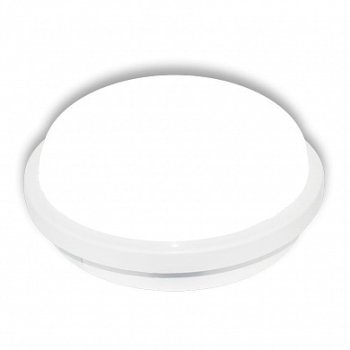 Светильник диодный герметичный 10Вт 3000/4000/6000K IP65 d167х62мм 1100Лм до 100°С Leek белый (10)