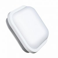 Светильник диодный герметичный 10Вт 3000/4000/6000K IP65 квадрат 169х169х62мм 1100Лм до 100°С Leek белый (10)