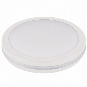 Светильник диодный герметичный 40Вт 3000/4000/6500K IP65 ø400х57мм 3400Лм Leek RBL белый (10)