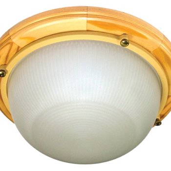 Светильник Е27 герметичный 1101 100Вт D280x106мм IP65 Элетех Терма липа