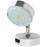 Ecola GX53 FT3173 светильник поворотный на коротком кроншт. хром 150х80