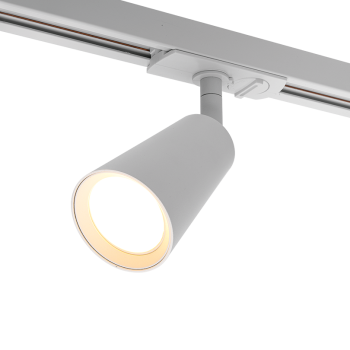 Светильник трековый GU10 Wolta белый CONO D60x155мм (1)