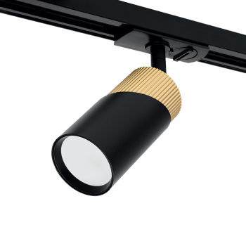 Светильник трековый GU10 Wolta чёрный/золото  DOLCE D55x175мм (1)