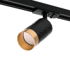 Светильник трековый GU10 Wolta чёрный/золото LINEA D55x165мм (1)