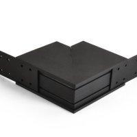 Угловой соединитель внутренний для накладного/подвесного магнитного шинопровода WOLTA WML-SIC/01B 1/