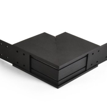 Угловой соединитель внутренний для накладного/подвесного магнитного шинопровода WOLTA WML-SIC/01B 1/