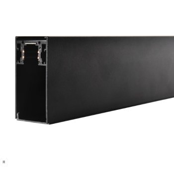 Шинопровод однофазный накладной/подвесной магнитный WOLTA WML-TR1/01B 1м Магнитный черный 1/8