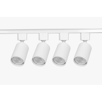 Светильник трековый 4хGU10 Эра TR70 4шт+шинопровод 80см белый
