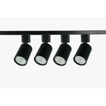 Св-к трек 4хGU10 Эра TR70 4шт+шинопровод 80см черный