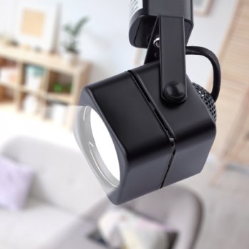 Светильник трековый GU10 Эра TR10 черный (50)