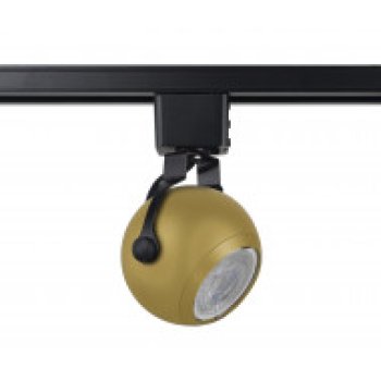 Светильник трековый под лампу TR35-GU10 MG ЭРА Трек  MR16 матовое золото