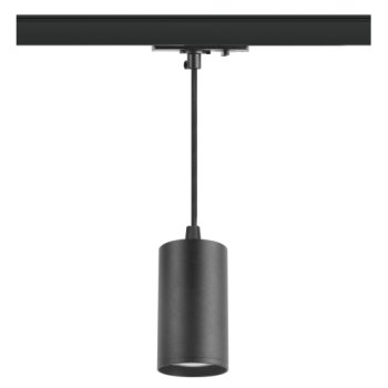 Светильник трековый GU10 Эра TR45 подвесной черный 52х100мм (20)