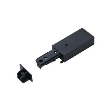 Ввод питания с заглушкой PSB-BL для шинопровода SB черный InHome